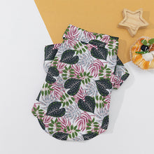 Load image into Gallery viewer, Fashion Hawaii Style Summer Breathable T-shirts Pet Cat Dog Clothes for French Bulldog Small Mediun Dogs Soft
