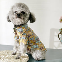 Load image into Gallery viewer, Fashion Hawaii Style Summer Breathable T-shirts Pet Cat Dog Clothes for French Bulldog Small Mediun Dogs Soft

