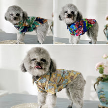 Load image into Gallery viewer, Fashion Hawaii Style Summer Breathable T-shirts Pet Cat Dog Clothes for French Bulldog Small Mediun Dogs Soft
