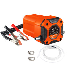 Load image into Gallery viewer, 12V 60W Electric Car Oil Suction Pump Fuel Delivery Engine Oil Crude Oil Fluid Suction Pump For Boat Motorcycle Vehicle
