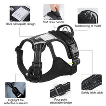 Load image into Gallery viewer, 1Pc Pet Dog Harness Reflective Safety Harness Chest Strap Collar For Medium Large Dog French Bulldog Pug Bulldog
