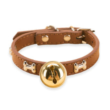 Load image into Gallery viewer, 1Pc Bone Leather Durable Pet Dog Collars Puppy Pug Collars for Small Large Dog Chihuahua Cat Accessories Pet Collar for Small Dogs
