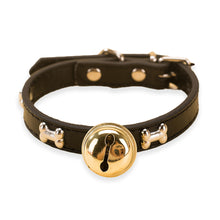 Load image into Gallery viewer, 1Pc Bone Leather Durable Pet Dog Collars Puppy Pug Collars for Small Large Dog Chihuahua Cat Accessories Pet Collar for Small Dogs
