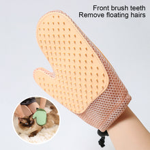 Load image into Gallery viewer, 1Pc Cat Hair Glove Two Sides Pet Fur Remover Glove Dog Grooming Glove Brush for Shedding Pet Hair Remover Mitt for Cleaner Grooming Glove
