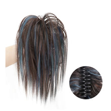 Load image into Gallery viewer, Highlight Dyed Wig Hair Clip Fluffy Natural Increase Hair Volume Wig Hair Rope Personalized Hairpin Hair Rope Hair Accessory for Women
