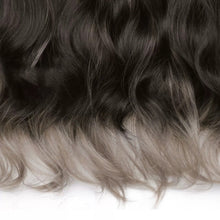 Load image into Gallery viewer, Fashion Spot Dyed Wig Piece Paris Painted Dyed Green Wood Gray Long Hair Natural One Piece Curly Wig Piece
