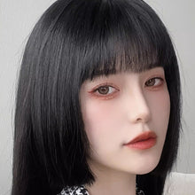 Load image into Gallery viewer, Cute Princess Bangs Wig Middle Part Wig Piece Two Sides Wig Piece Naturally Trimmed Fringe Piece Japanese Anime Fringe
