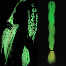Load image into Gallery viewer, Nightglow High-temperature Silk Dirty Braid Big Braid African Wig High-temperature Fluorescent Color Gradient Fiber Dirty Braid
