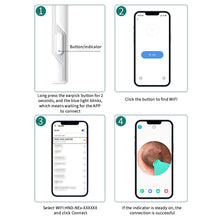 Load image into Gallery viewer, Visual Ear Digging Spoon Wireless Cleaning Endoscope Household HD Ear Collecting Ear Digging Spoon Ear Health Care
