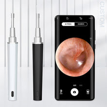 Load image into Gallery viewer, Soft Rechargeable Intelligent Wireless Visual Ear Pick Luminous HD Ear Endoscope Silicone Ear Spoon Ear Wax Cleaning Tool
