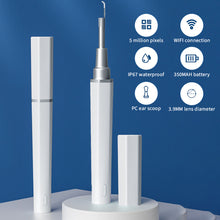 Load image into Gallery viewer, Soft Rechargeable Intelligent Wireless Visual Ear Pick Luminous HD Ear Endoscope Silicone Ear Spoon Ear Wax Cleaning Tool
