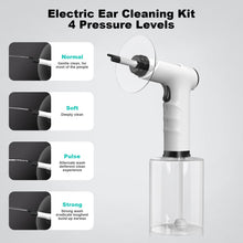 Load image into Gallery viewer, Electric Ear Wax Removal Kit with Soft Spray Safe Effective Ear Cleaner 4 Pressure Settings for Ear Wax Irrigation Tool
