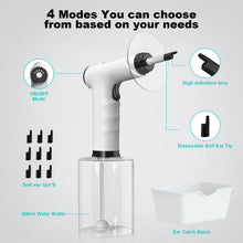 Load image into Gallery viewer, Electric Ear Wax Removal Kit with Soft Spray Safe Effective Ear Cleaner 4 Pressure Settings for Ear Wax Irrigation Tool
