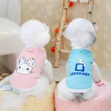 Load image into Gallery viewer, Summer Pet Vest Cartoon Print Pet Puppy Dog Clothes for Small Dogs Teddy Dog Vest Pet Clothing
