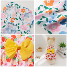 Load image into Gallery viewer, Spring Summer Cat Princess Dress Pet Sunflower Skirts Pet Clothes Comfortable Soft Puppuy Dogs Cats Dress
