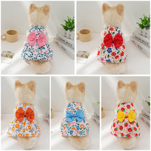 Load image into Gallery viewer, Spring Summer Cat Princess Dress Pet Sunflower Skirts Pet Clothes Comfortable Soft Puppuy Dogs Cats Dress
