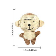 Load image into Gallery viewer, Pet Dog Squeaky Toys Animals Shapes Squeaky Plush Chew Toys for Small Medium Large Dogs
