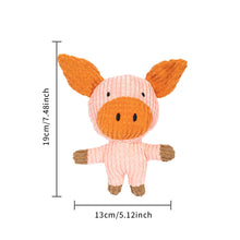 Load image into Gallery viewer, Pet Dog Squeaky Toys Animals Shapes Squeaky Plush Chew Toys for Small Medium Large Dogs
