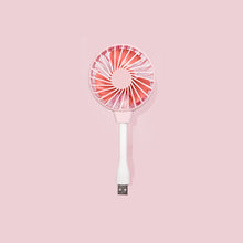 Load image into Gallery viewer, Creative Office Summer Cooling Fan Portable USB Input Mini Fan Laptop Fan Mute Fans for Dormitory Home Student Outdoor Travel Fan
