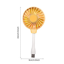 Load image into Gallery viewer, Creative Office Summer Cooling Fan Portable USB Input Mini Fan Laptop Fan Mute Fans for Dormitory Home Student Outdoor Travel Fan
