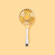 Load image into Gallery viewer, Creative Office Summer Cooling Fan Portable USB Input Mini Fan Laptop Fan Mute Fans for Dormitory Home Student Outdoor Travel Fan
