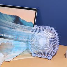 Load image into Gallery viewer, Portable Desk Fan Hanging Fans USB Input Cooler Cooling Fan Rotatable Mute Silent for PC/Laptop/Notebook Home Office
