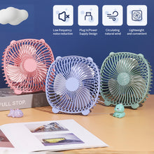 Load image into Gallery viewer, Portable Desk Fan Hanging Fans USB Input Cooler Cooling Fan Rotatable Mute Silent for PC/Laptop/Notebook Home Office
