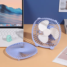 Load image into Gallery viewer, Portable Desk Fan Hanging Fans USB Input Cooler Cooling Fan Rotatable Mute Silent for PC/Laptop/Notebook Home Office
