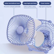 Load image into Gallery viewer, Portable Desk Fan Hanging Fans USB Input Cooler Cooling Fan Rotatable Mute Silent for PC/Laptop/Notebook Home Office
