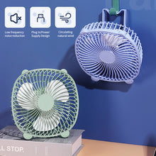 Load image into Gallery viewer, Portable Desk Fan Hanging Fans USB Input Cooler Cooling Fan Rotatable Mute Silent for PC/Laptop/Notebook Home Office
