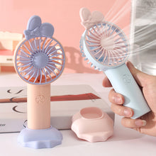Load image into Gallery viewer, Handheld Mini Fan Portable Pocket Fan USB Charging Fan Rechargable Summer Cooling Fan for Home Outdoor Office
