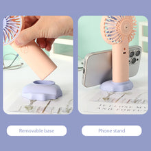 Load image into Gallery viewer, Handheld Mini Fan Portable Pocket Fan USB Charging Fan Rechargable Summer Cooling Fan for Home Outdoor Office
