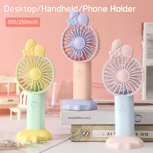 Load image into Gallery viewer, Handheld Mini Fan Portable Pocket Fan USB Charging Fan Rechargable Summer Cooling Fan for Home Outdoor Office
