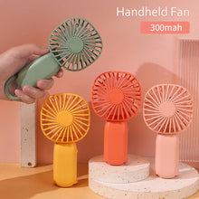 Load image into Gallery viewer, Handheld Mini Fan Portable Pocket Fan USB Charging Fan Rechargable Summer Cooling Fan for Home Outdoor Office
