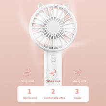 Load image into Gallery viewer, Handheld Mini Fan Portable Pocket Fan USB Charging Fan Rechargable Summer Cooling Fan for Home Outdoor Office
