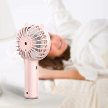 Load image into Gallery viewer, Handheld Mini Fan Portable Pocket Fan USB Charging Fan Rechargable Summer Cooling Fan for Home Outdoor Office
