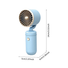 Load image into Gallery viewer, Handheld Mini Fan Portable Pocket Fan USB Charging Fan Rechargable Summer Cooling Fan for Home Outdoor Office
