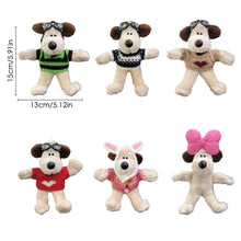 Load image into Gallery viewer, Cute Plush Glasses Puppy Dog Car Rearview Mirror Decoration Car Ornament Pendant Center Console Decoration Car Accessories
