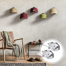 Load image into Gallery viewer, 5Pcs Baseball Cap Holder Rack Hat Organizer Storage Modern Baseball Caps Hangers Rack Hanging Organizer for Door Wall
