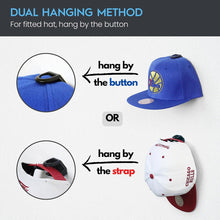 Load image into Gallery viewer, 5Pcs Baseball Cap Holder Rack Hat Organizer Storage Modern Baseball Caps Hangers Rack Hanging Organizer for Door Wall
