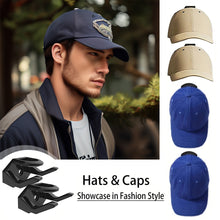 Load image into Gallery viewer, 5Pcs Baseball Cap Holder Rack Hat Organizer Storage Modern Baseball Caps Hangers Rack Hanging Organizer for Door Wall
