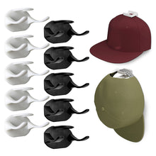 Load image into Gallery viewer, 5pcs Self Adhesive Baseball Hat Hooks Holder Cap Rack Hanging Organizer Door Wall Storage Strong Hold Cap Hooks
