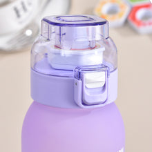 Load image into Gallery viewer, 1000ML Outdoor Large Capacity Scented Ring Sports Water Bottle Creative Gradient Tritan Straw Bottle With Handle Strap
