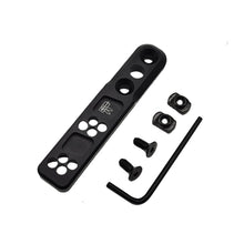 Load image into Gallery viewer, M600C/M300 Tactical Flashlight Base MLOK/KEYMOD Fishbone Side Stand Metal Vertical Dragonfly Stand
