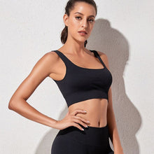 Load image into Gallery viewer, Solid Color Seamless Thread Sports Underwear Moisture Wicking Elastic Yoga Wear-Bra
