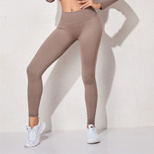 Load image into Gallery viewer, Seamless Thread Exercise Yoga Pants Moisture Wicking High-Waisted Hip Lift Leggings-Pants
