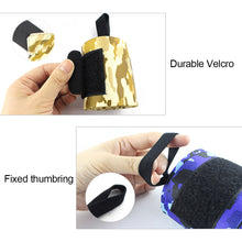 Load image into Gallery viewer, 1Pair Camo Nylon Wrap Pressure Wrist Strap Sports Fitness Hard Pull Adjustable Booster Strap

