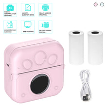Load image into Gallery viewer, Mini Portable Bluetooth Thermal Printer Student Label Picture Pocket Error Sticker Printer
