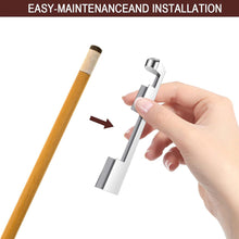 Load image into Gallery viewer, 1PC Aluminum Billiards Cue Tip Press Cue Tip Replacement Fixing Tool Adjust Hardness Auxiliary Pool Cue Tip Repair Accessories
