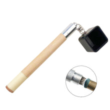 Load image into Gallery viewer, Multi-Function Billiards Wooden Chalk Pen Pool Cue Tip Needling Chocolate Powder Clips Mini Cue Billiard Accessories
